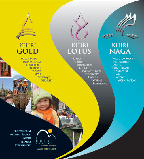 Advertisement design Khiri Travel, 2008