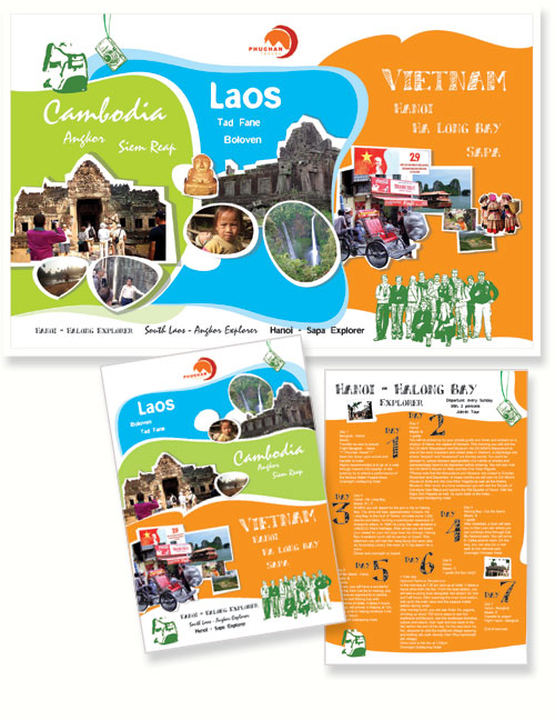 Travel Trade Brochure & Banner, Phuchan Travel, 2008